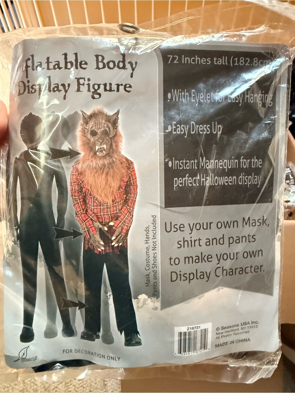 NWT Inflatable Body Display Figure - Picture 2 of 2